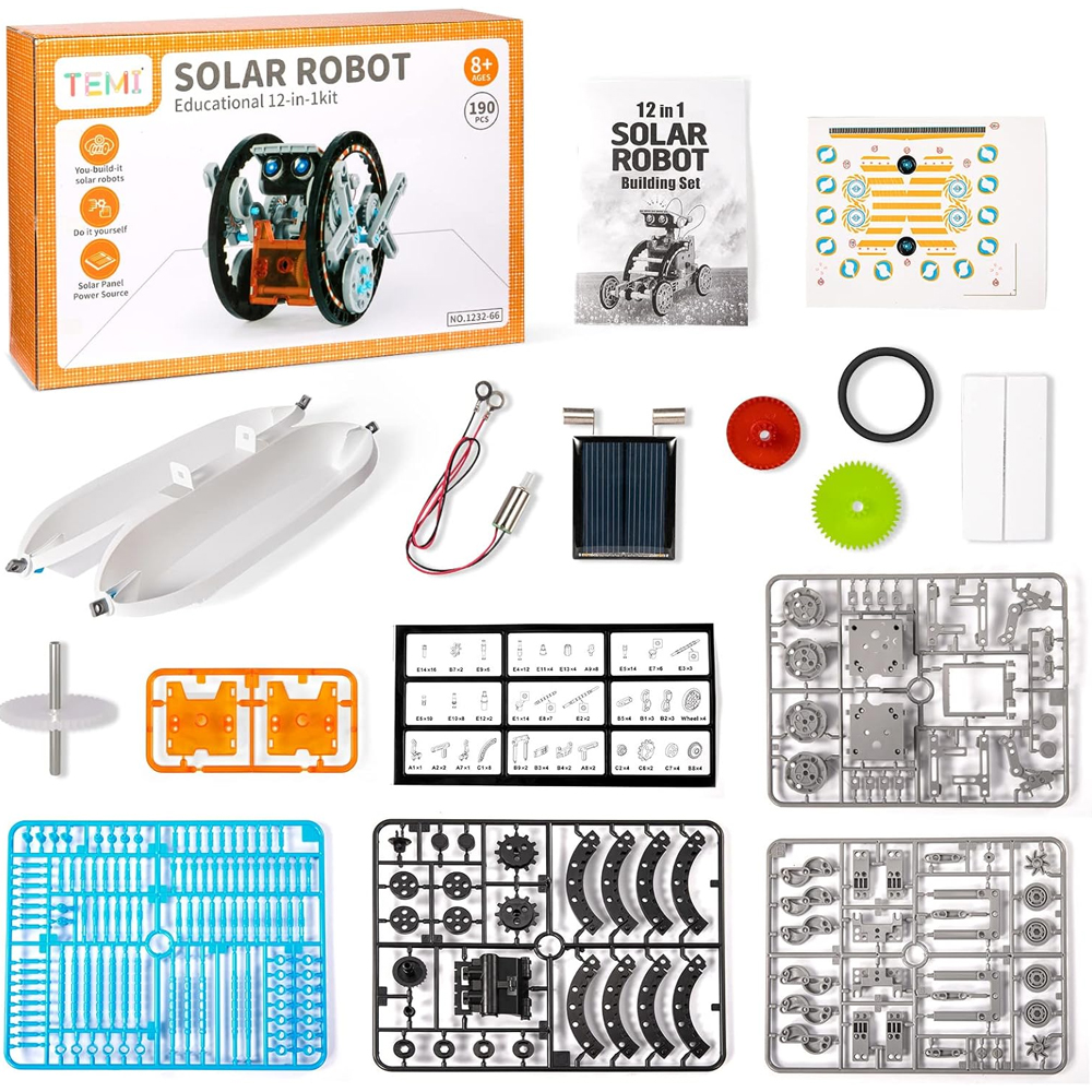 Kit Robot Solar 12 en 1 Juguete Educativo Aprendizaje - Luegopago
